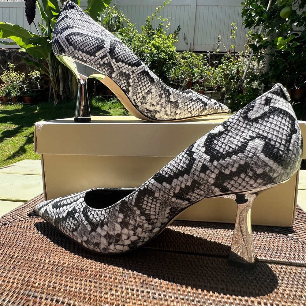 Michael Kors Snake Leather Heels